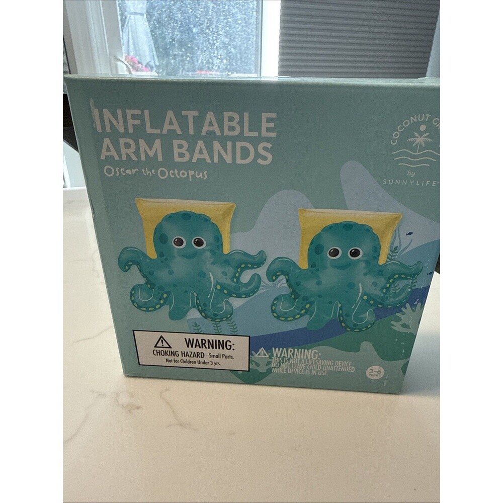 Sunnylife Inflatable Arm Band octopus For Kids 3-6 Years-Pool & Float Toy